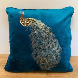 Peacock beaded throw Pillow by Pier 1